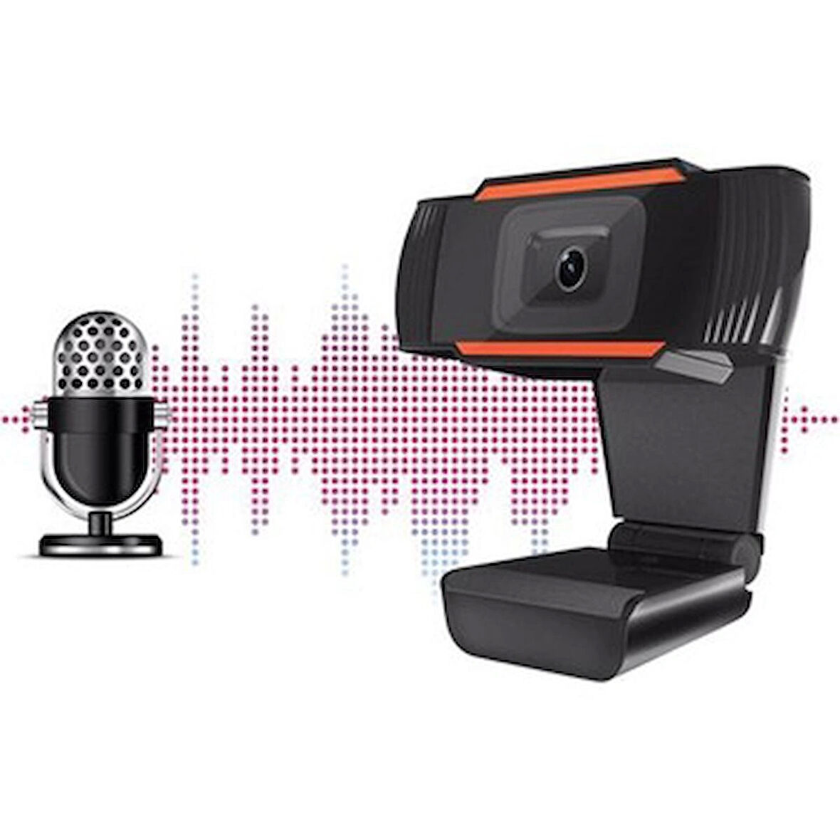 OtnticShop WebCam 1080p Konferans Kamera Dahili Mikrofon Chat Görüntülü Sohbet Yayın Kamerası