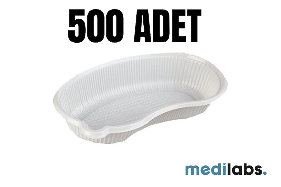 Beyaz Plastik Böbrek Küveti 500 Adet