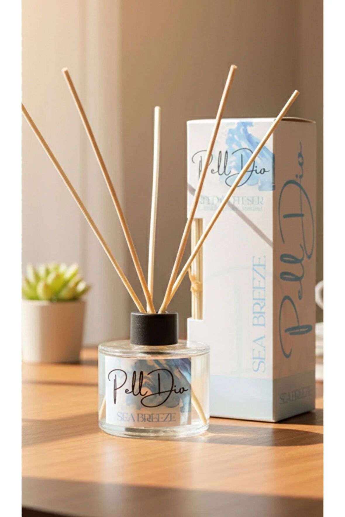 Okyanus Esintisi Bambu Çubuklu Ortam Ev Oda Salon Koku Kokusu Ve Oda Parfümü 120 ml