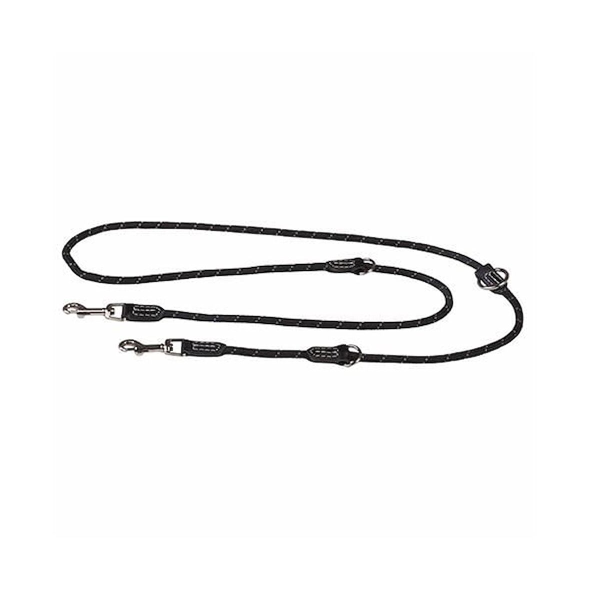 Rogz Rope LangeLijn Halat Köpek Gezdirme Kayışı Siyah Large 1.2x180 Cm