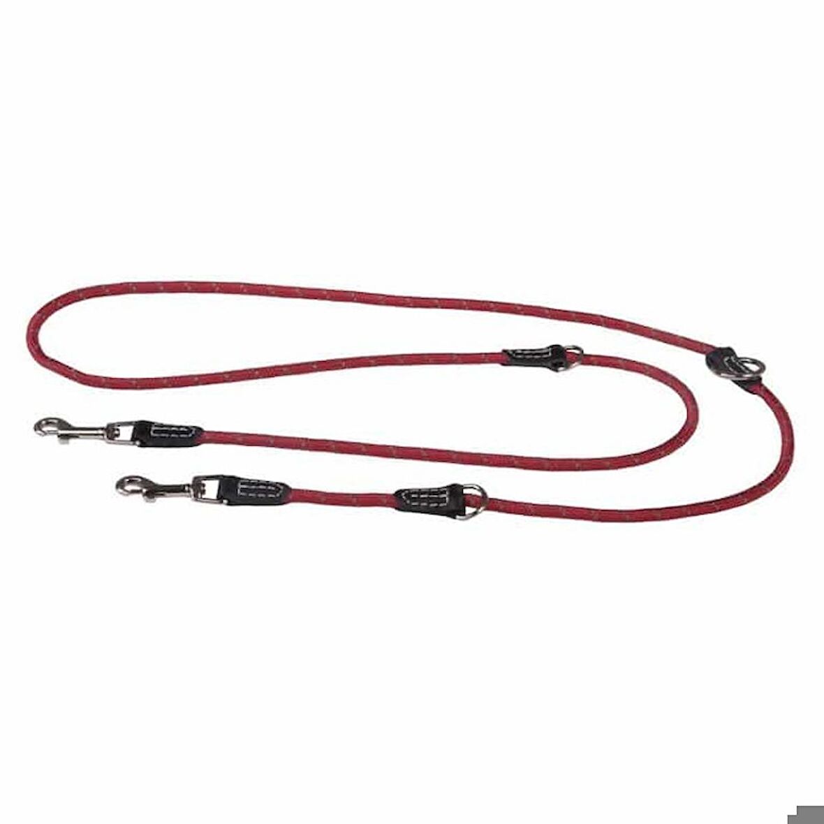 Rogz Rope JachtLijn L Rood Gezdirme Tasması