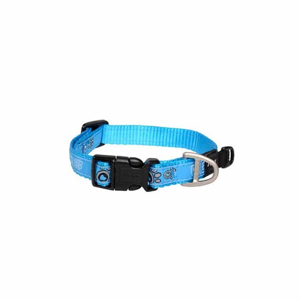 Rogz Fancy Dress Halsband L Turq Paw Boyun Tasması