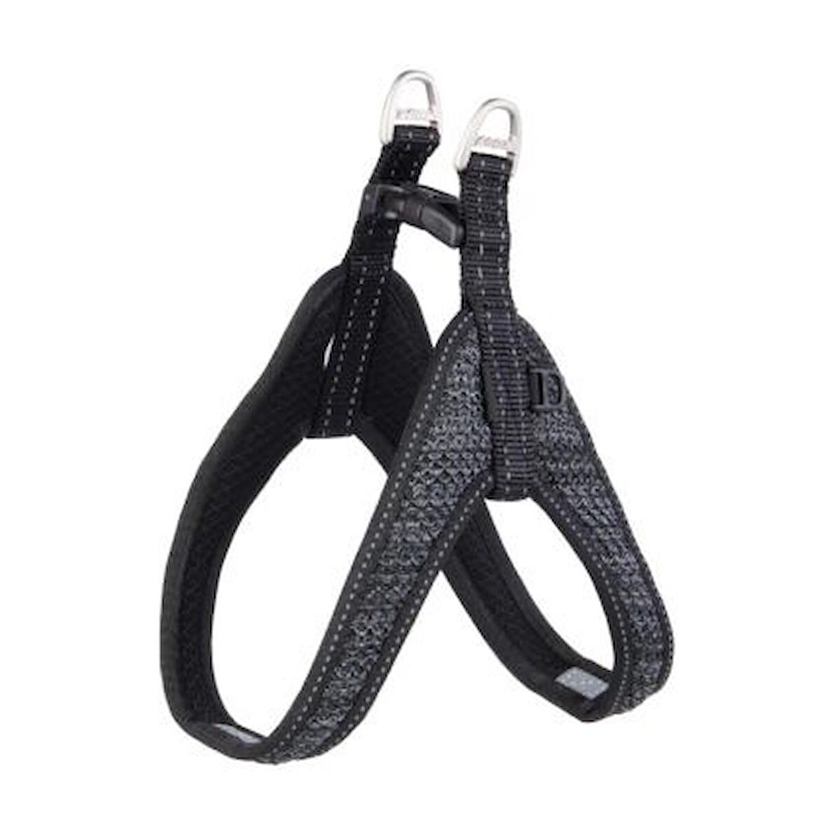 Rogz Utility Fast Fit Tuig L Zwart Göğüs Tasması