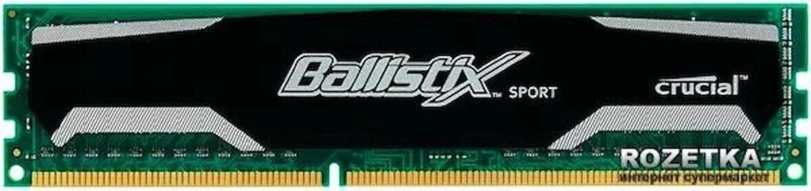 Crucial Ballistix Sport 4GB 1600MHz DDR3 BLS4G3D1609DS1S00CEU MASAÜSTÜ RAM BELLEK