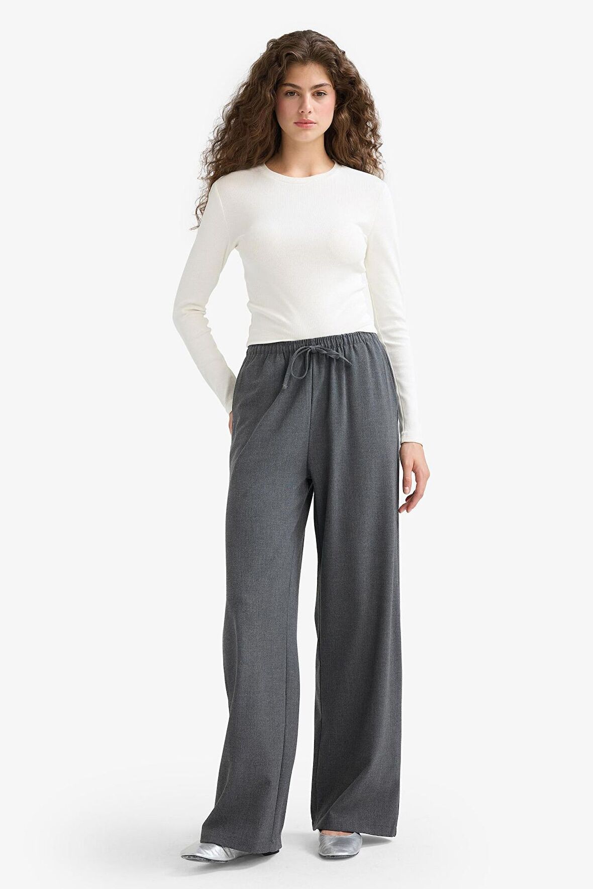 Coool Wide Leg Normal Bel Pantolon