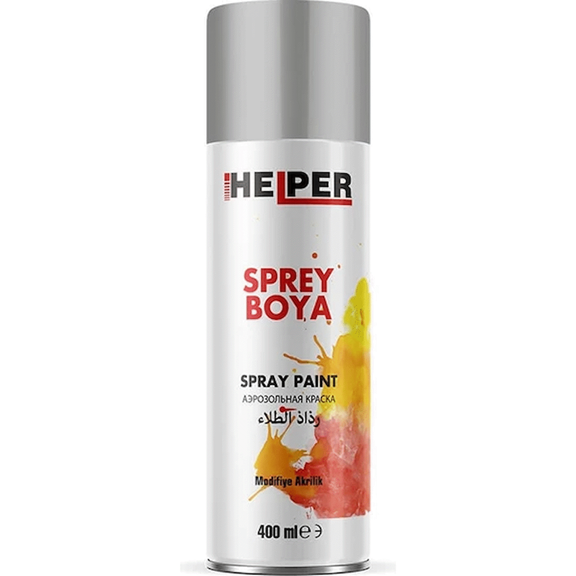 HELPER SPREY BOYA METALİK GRİ 400 ML