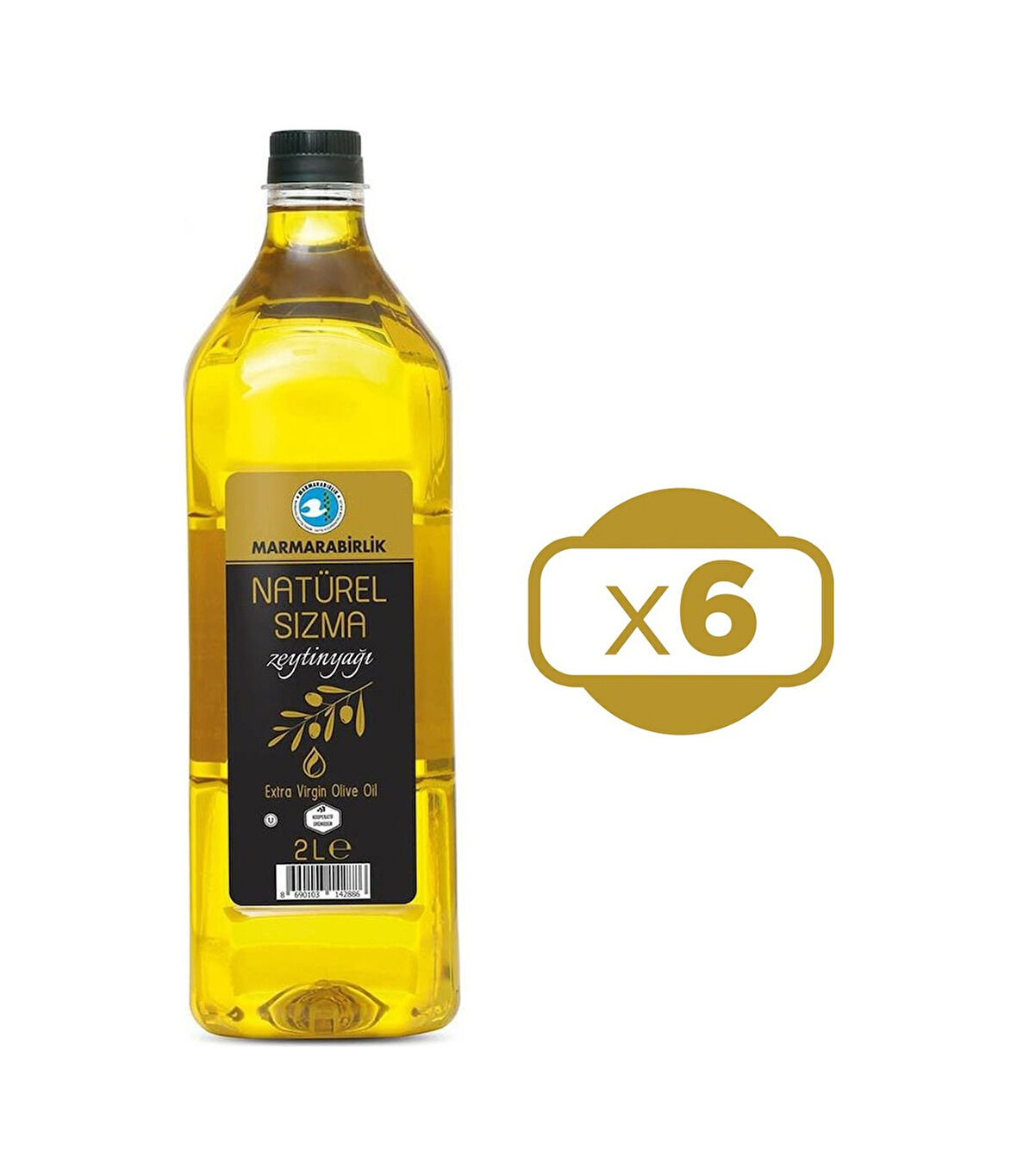 Marmarabirlik Sızma Zeytinyağı 6 x 2 L