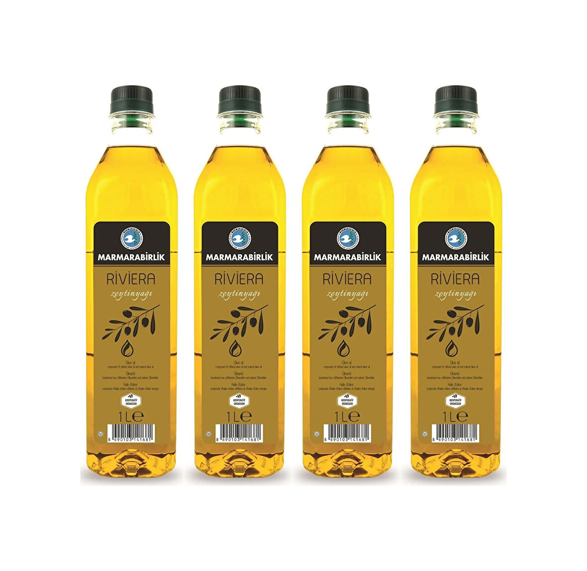 Marmarabirlik Riviera Zeytinyağı Pet 4 x 1 L