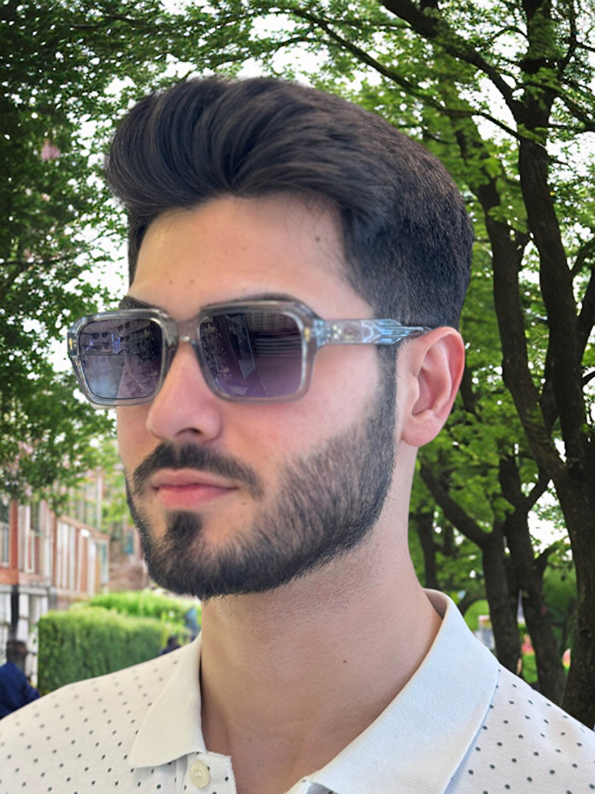 65021 Gray 55 Olivier Philippe Güneş Gözlüğü