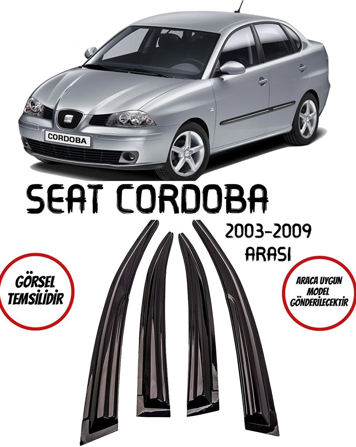 Balp Seat Cordoba Cam Rüzgarlığı 4lü 2003-2009 Arası
