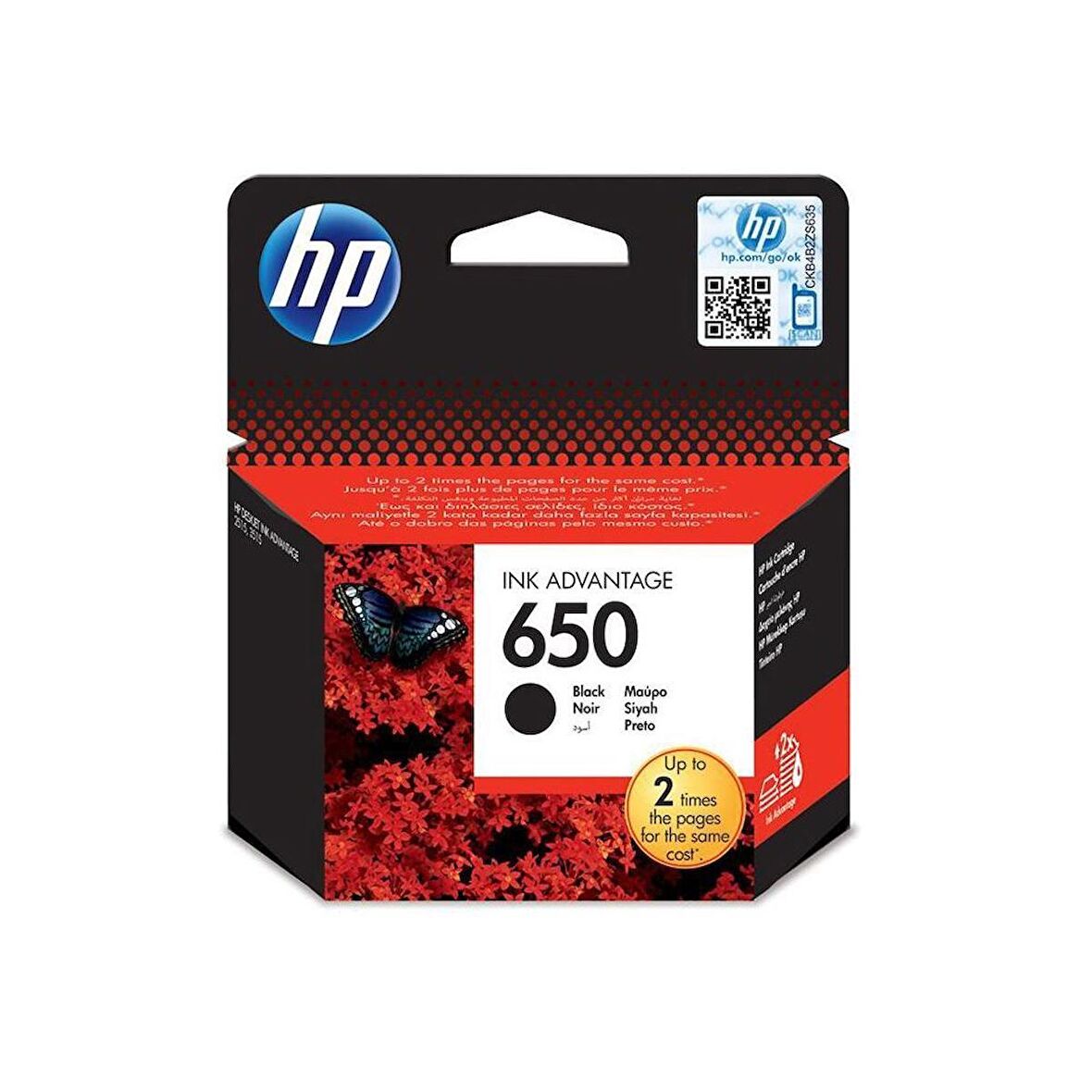 Hp 650 Cz101ae Siyah Kartuş