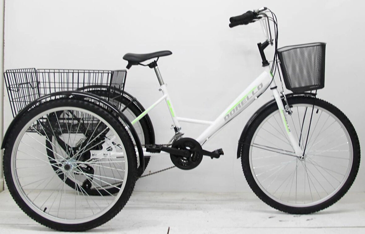 Dorello Elektrikli cargo Bisikleti 48 Dc. 1000 Watt Cargo Bisikleti 3 Tekerlek