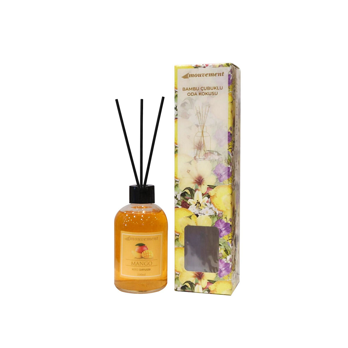 100 Ml Mango Çubuklu Oda Kokusu – Tropik Meyve Ferahlığı