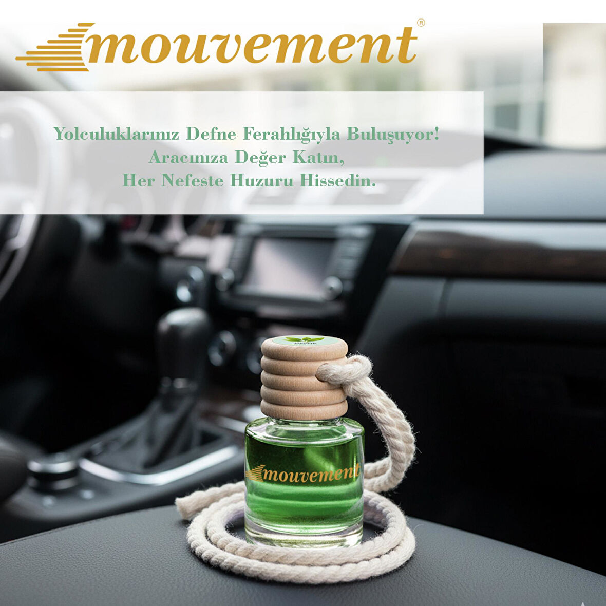 Defne Yaprağı 8 ml Oto Kokusu – Doğal ve Ferahlatıcı Bir Hava