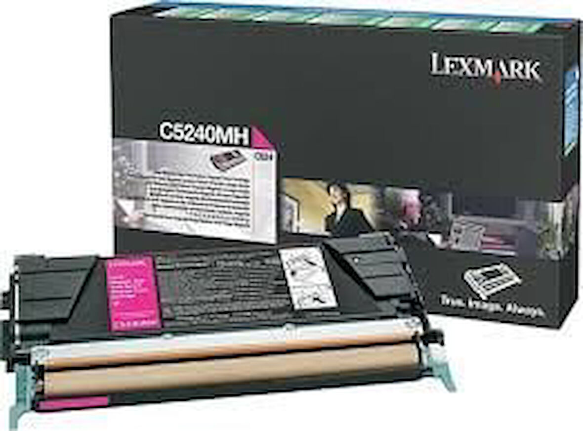 Lexmark C5240MH  Kırmızı Magenta Orjinal Toner C524 / C534