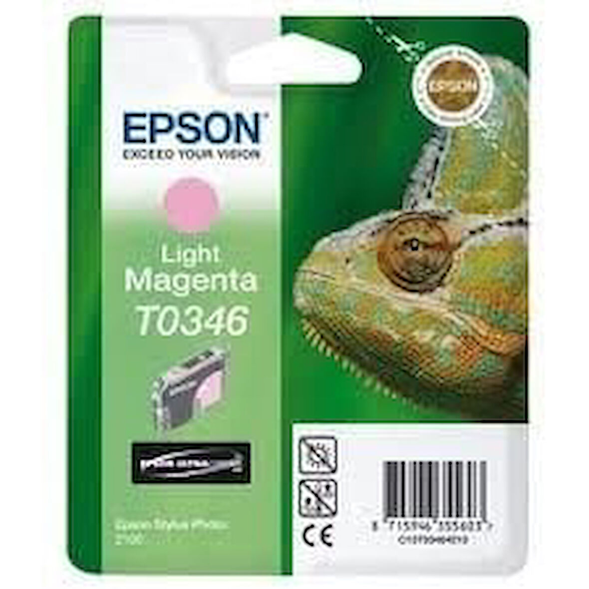 Epson C13T034640 (T0346) Açık Kırmızı Light Magenta Orjinal Kartuş Stylus Photo 2100