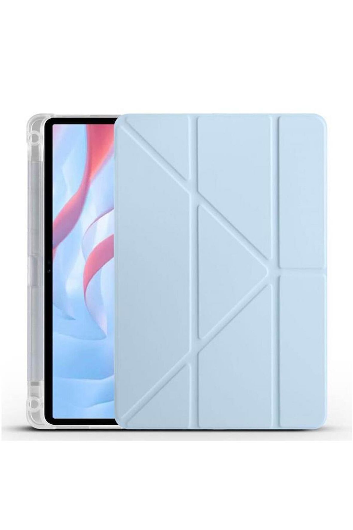 Honor X8 Pro 11.5' Kılıf Zore Tri Folding Kalem Bölmeli Standlı Kılıf