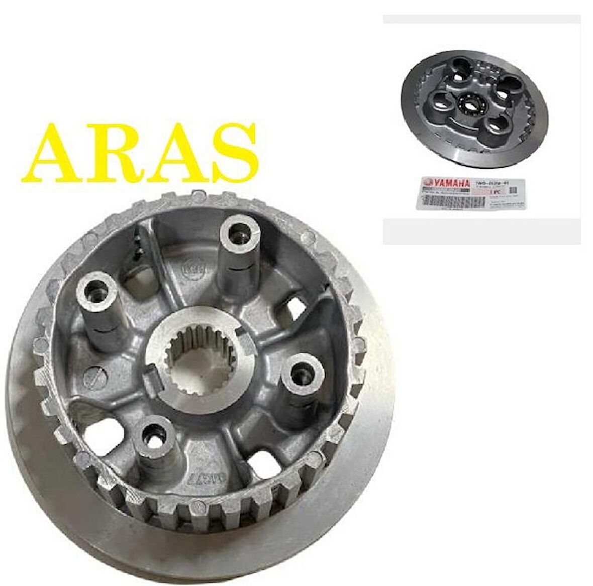 Yamaha YZF R25 - MT 25 Debriyaj Göbek Takım İç Dış 2 Parça Orjinal -ARASMOTO