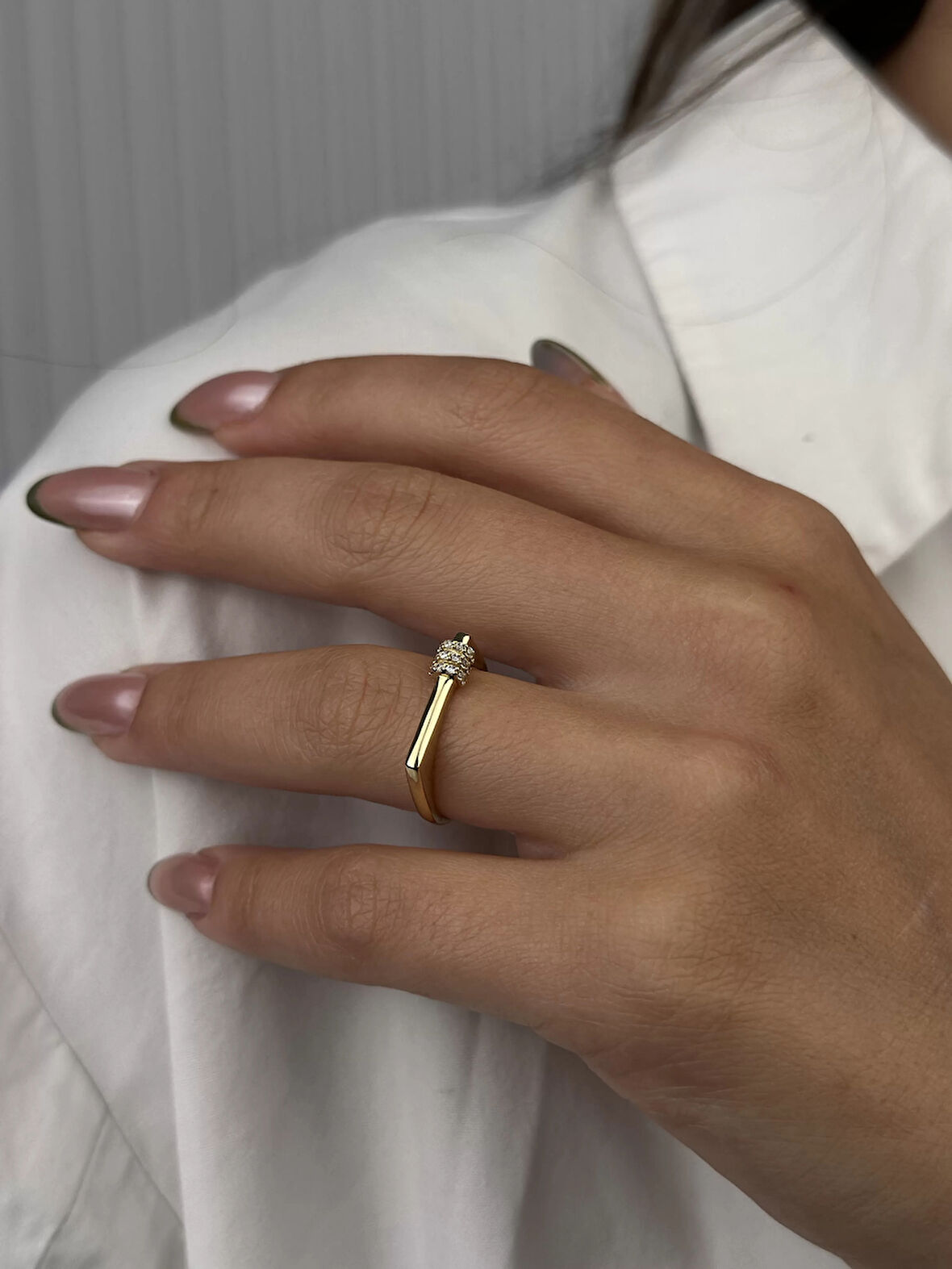 14 Ayar Altın Yüzük 965