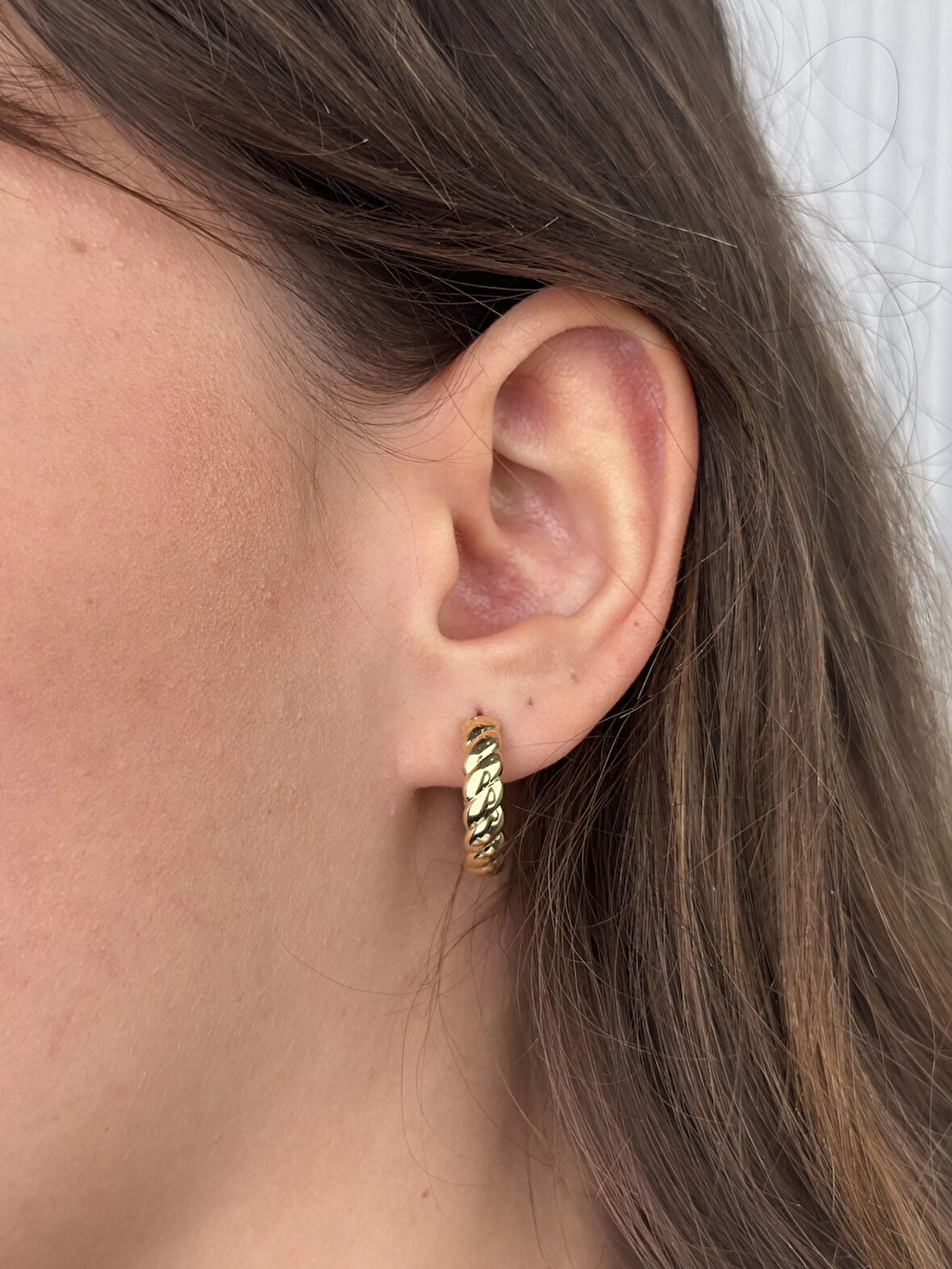 14 Ayar Altın Küpe 886