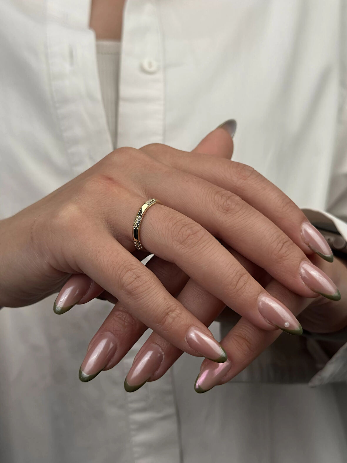 14 Ayar Altın Taşlı Yüzük 954