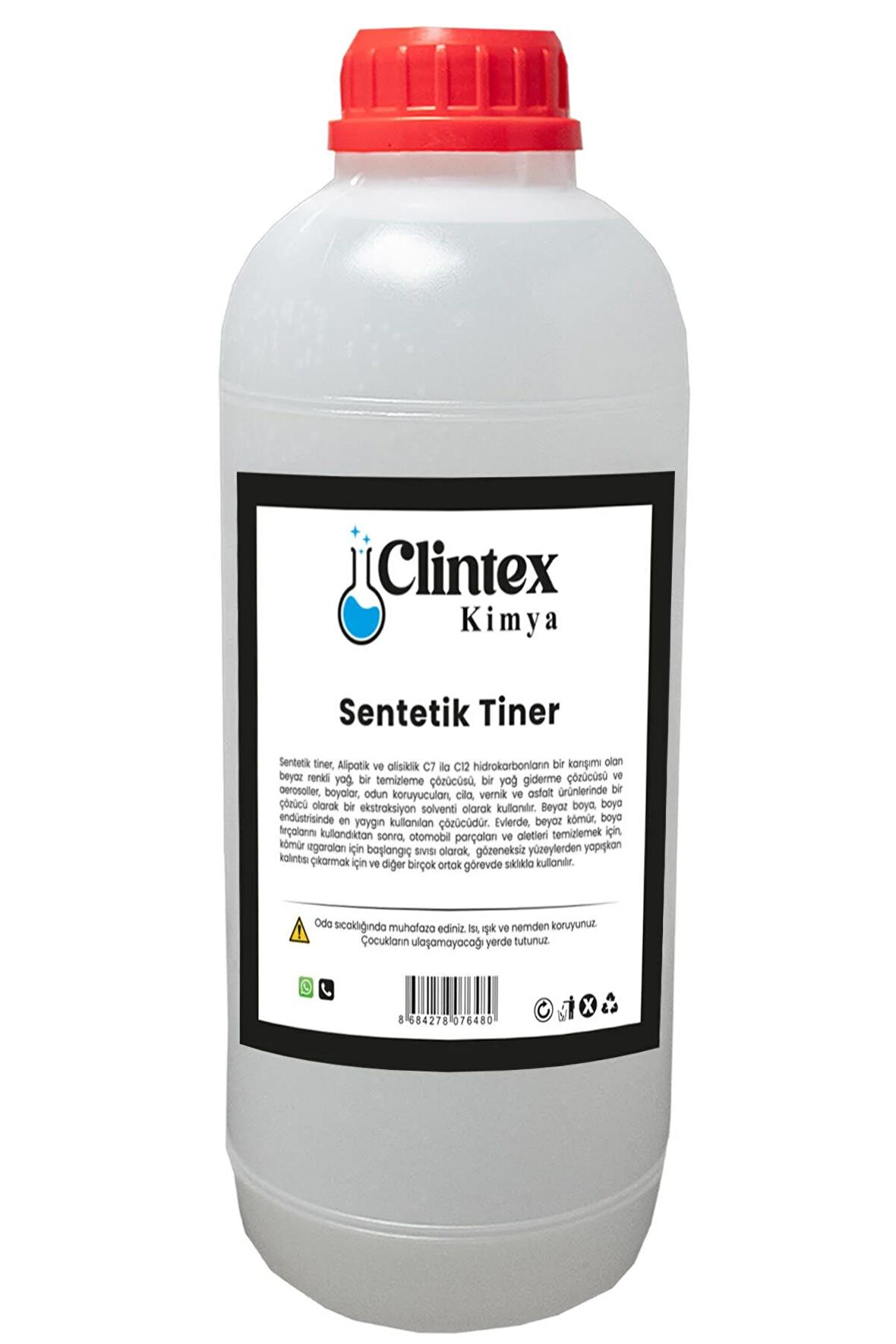 Clintex Kimya Sentetik Tiner 900 gr (1200 ml)