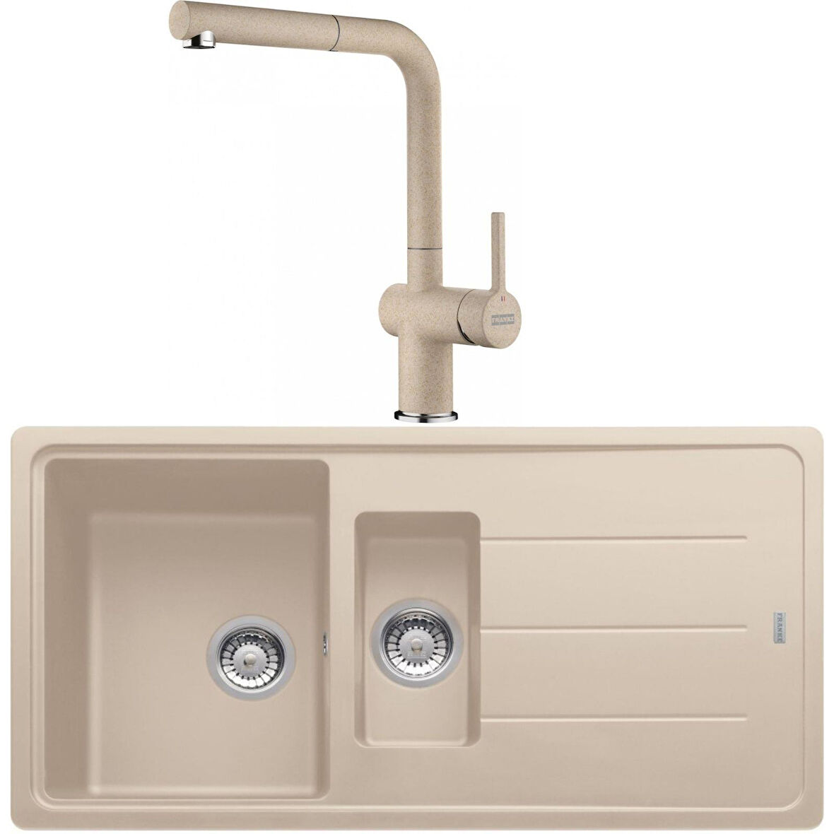 Franke Basis BFG 651 Avena Granit Eviye-Active Plus Doccia 2.0 Batarya Seti