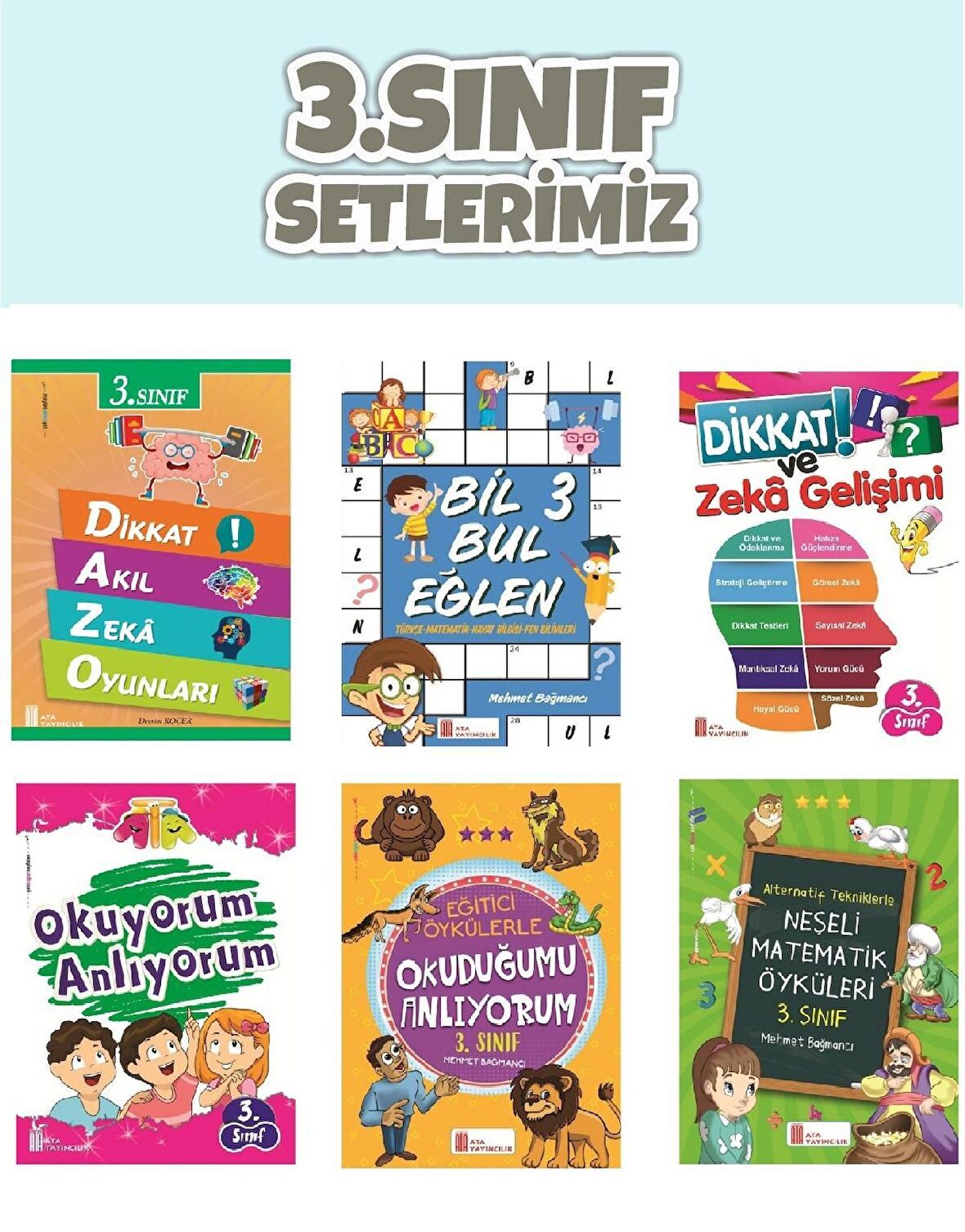 Ata 3.Sınıftan 4.Sınıfa Geçenler İçin Tekrar Seti