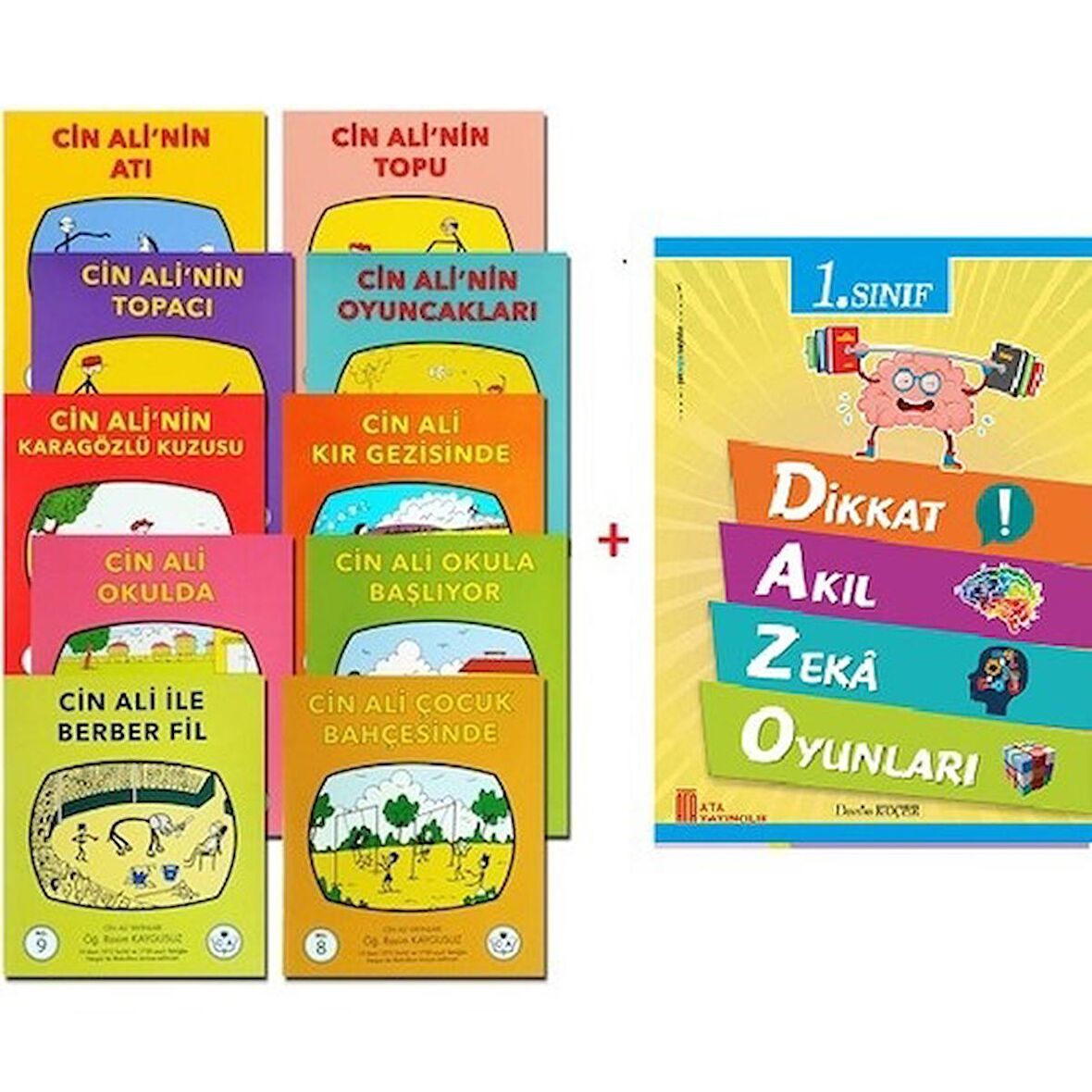 Cin Ali Kitap Seti + Dikkat Akıl Zeka Oyunları