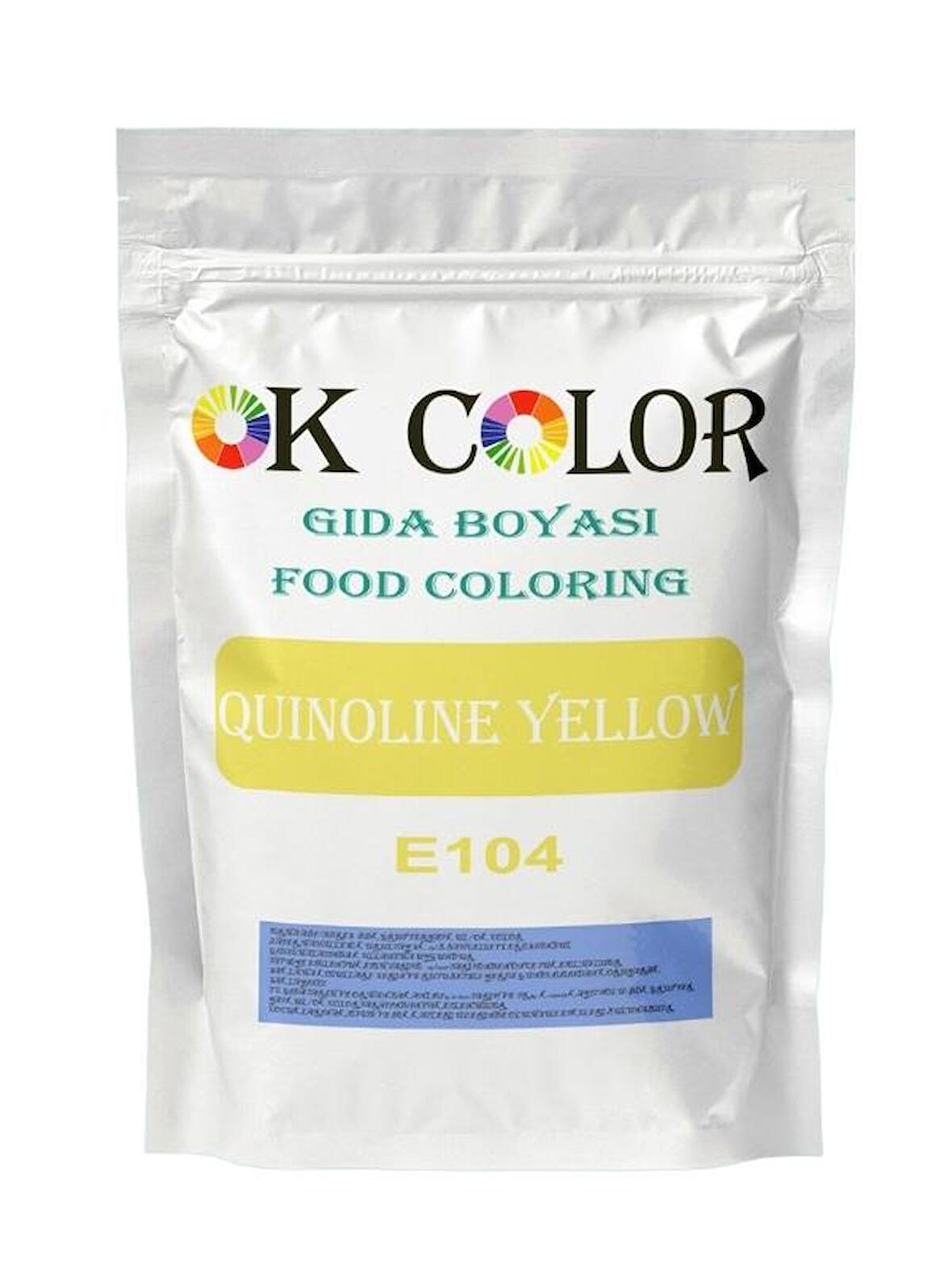 Quinoline Yellow E104 Toz Civciv Sarısı Gıda Boyası 50 Gr