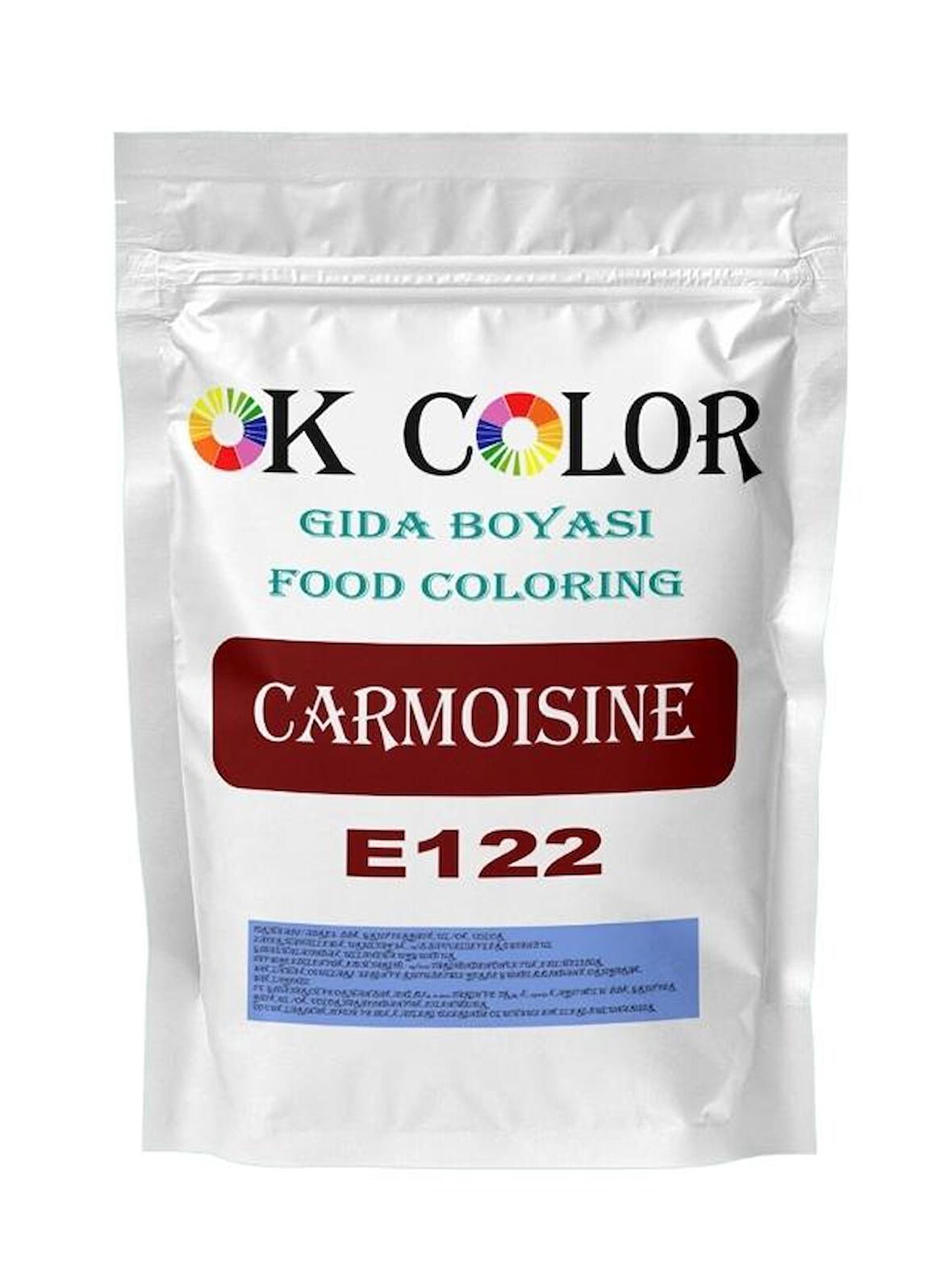 Carmoisine E122 Vişne Kırmızı Toz Gıda Boyası 500 Gr