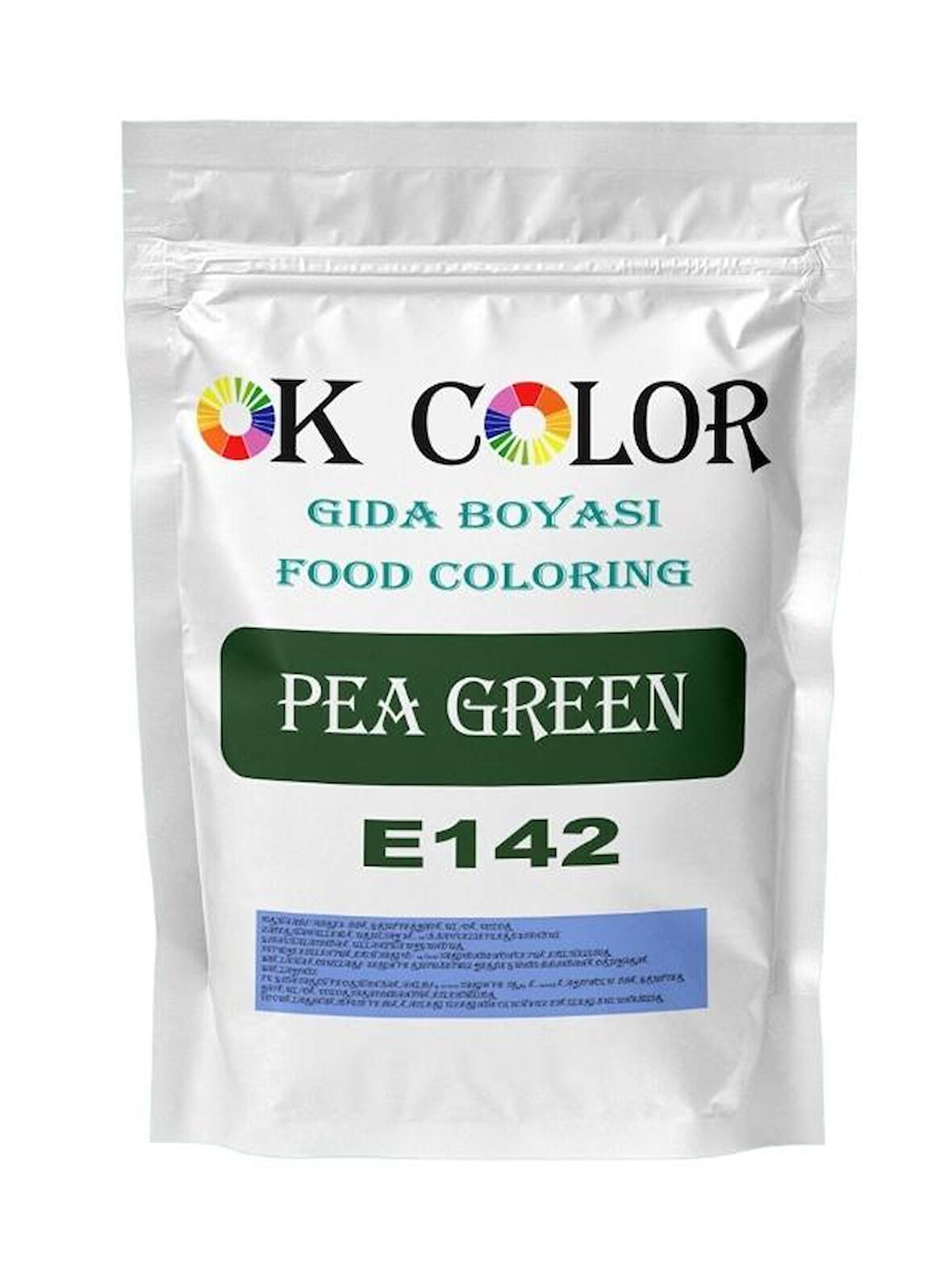 Pea Green E142 Yeşil Toz Gıda Boyası 1 Kg