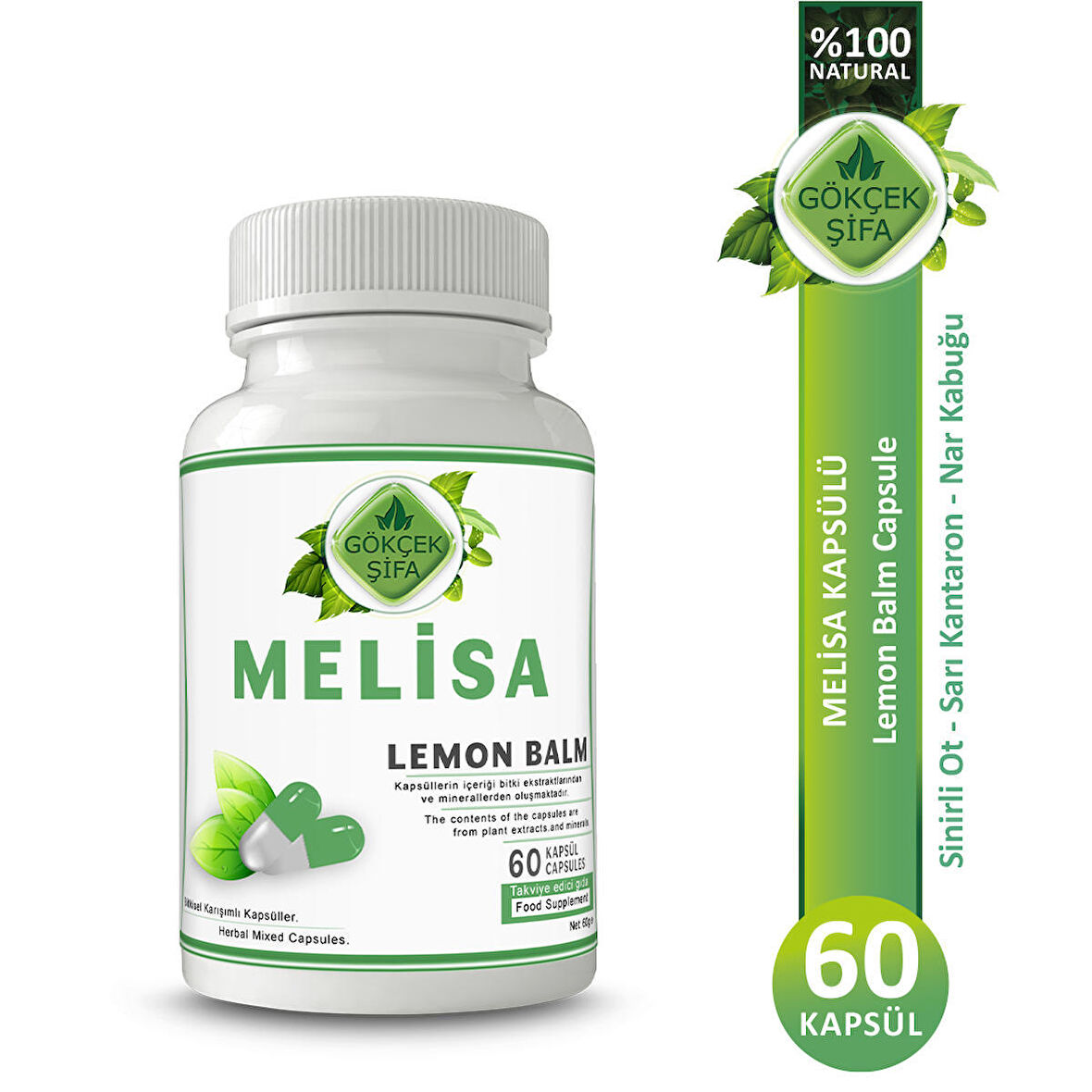 Melisa Kapsül (LEMON BALM CAPSULE)