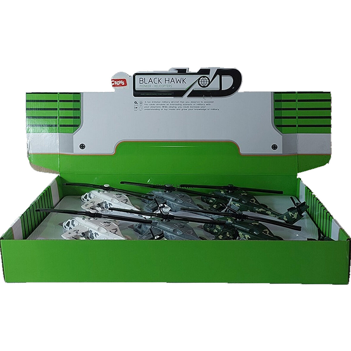 Ctoy oyuncak Çek Bırak Helikopter CTOY-9809A-6-PKT