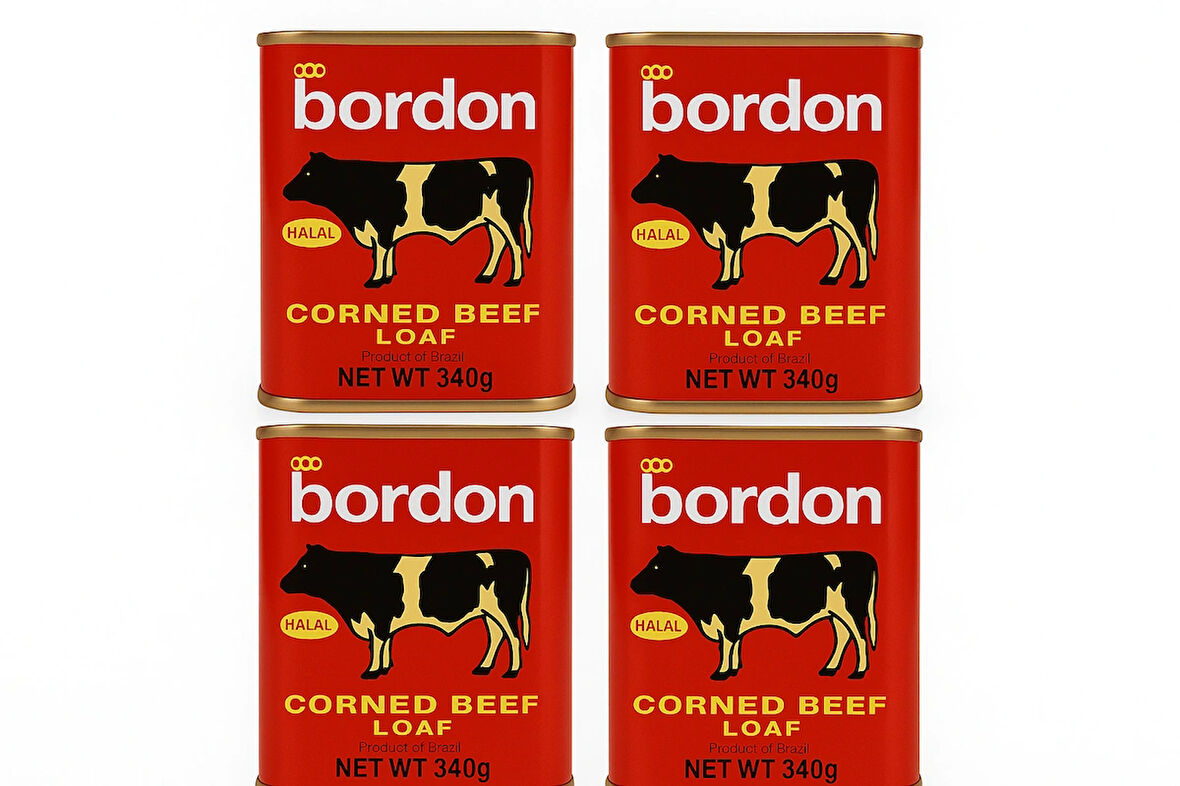 BORDON CORNED BEEF LOAF 340 GR X4 ADET