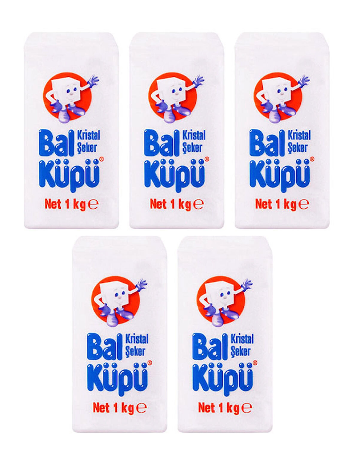 BALKÜPÜ TOZ ŞEKER 1 KG X5 ADET