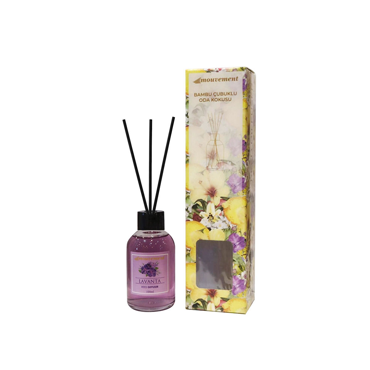 100 Ml Lavanta Çubuklu Oda Kokusu – Huzurlu Bir Ortam