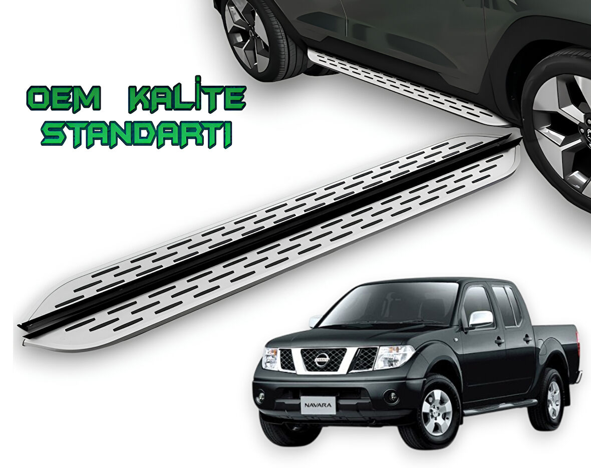 NİSSAN NAVARA 2006 2007 2008 2009 2010 2011 2012 2013 2014 2015 Araca Özel Yan Basamak