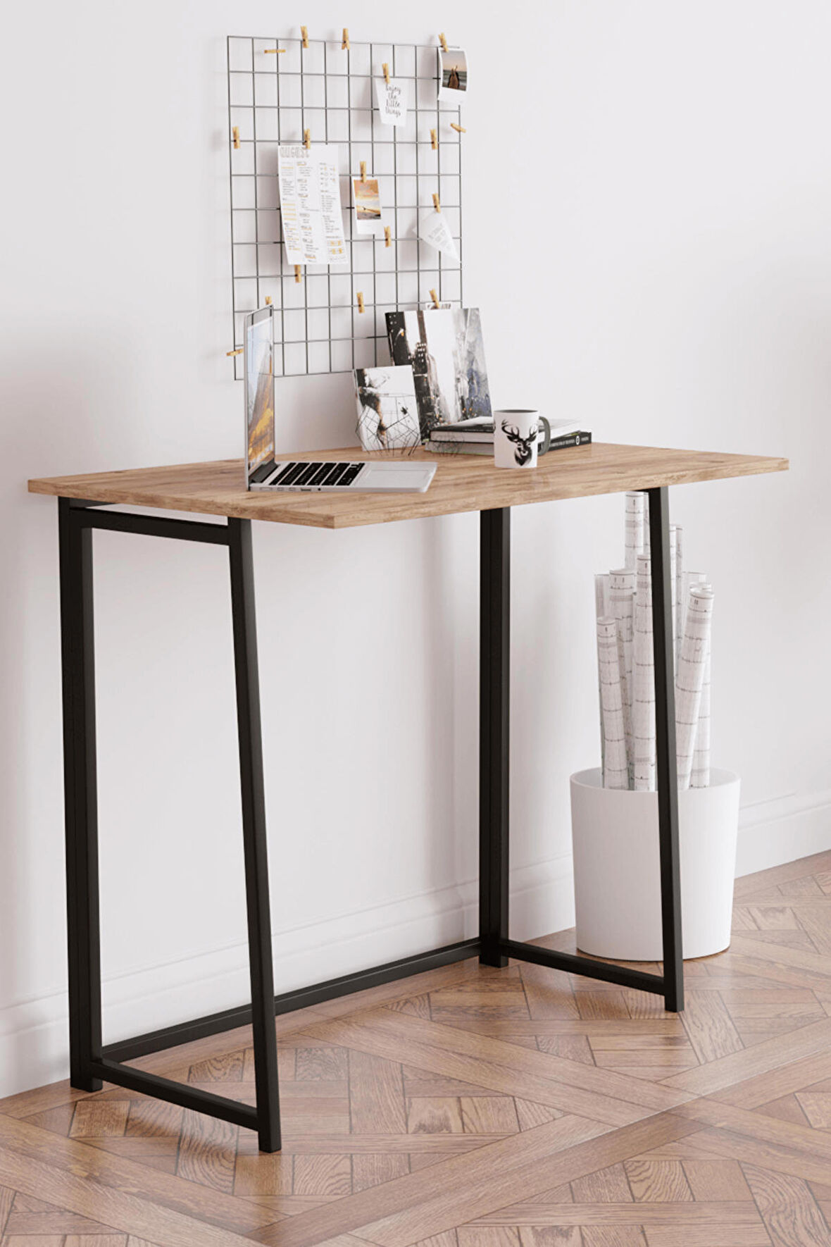 Work Katlanabilir Pratik Çalışma Masası Bilgisayar Masası Çizim Masası