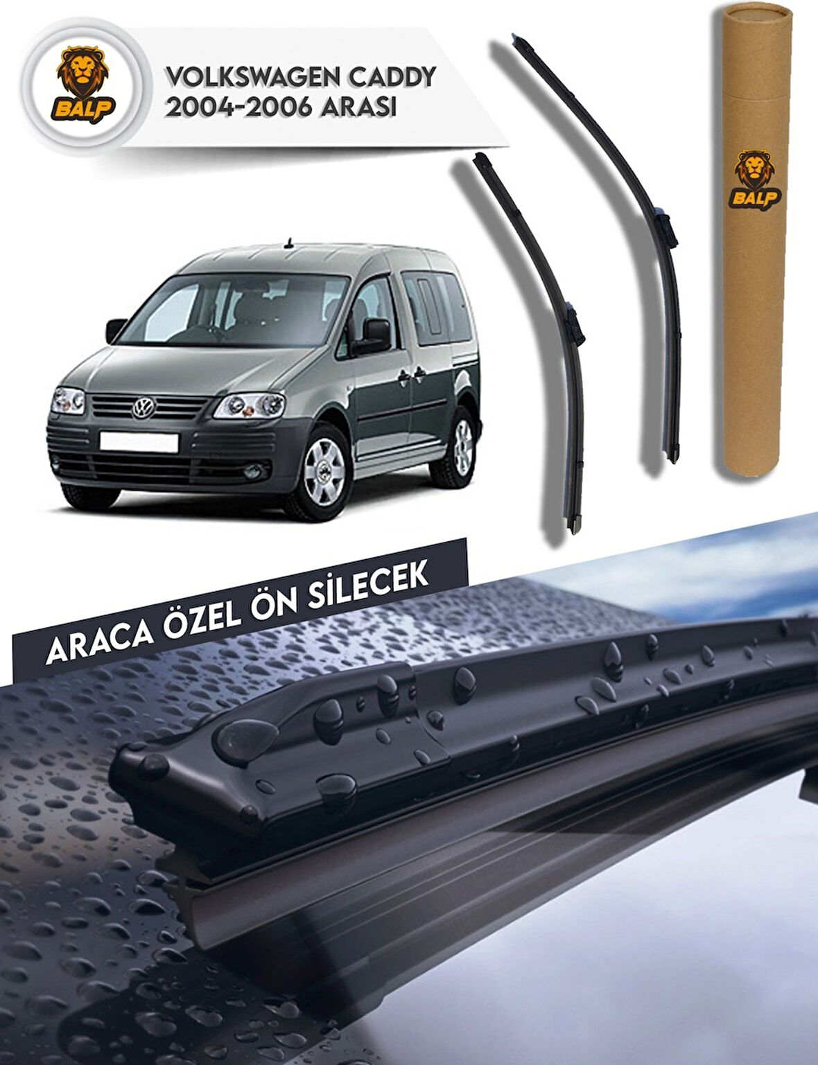 Volkswagen Caddy Muz Silecek Takımı 2004-2006 Arası