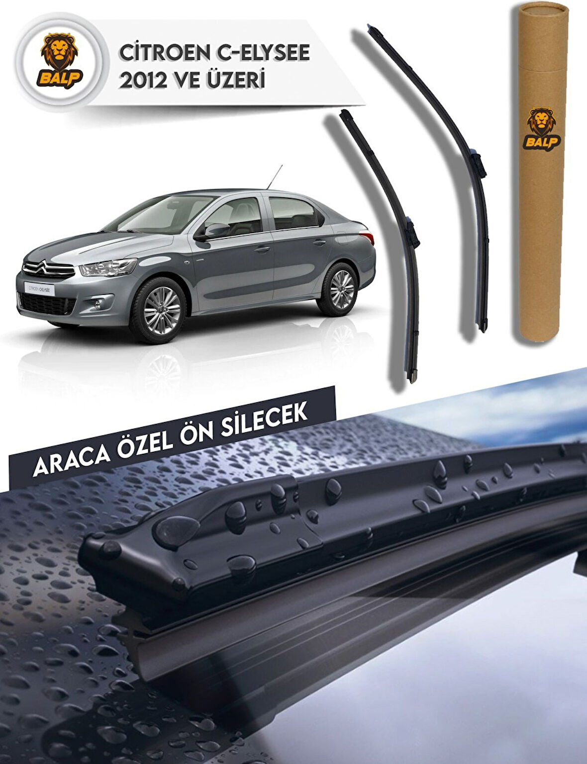 Citroen C-Elysee Silecek Takımı 2012 ve Üzeri 60X40-A