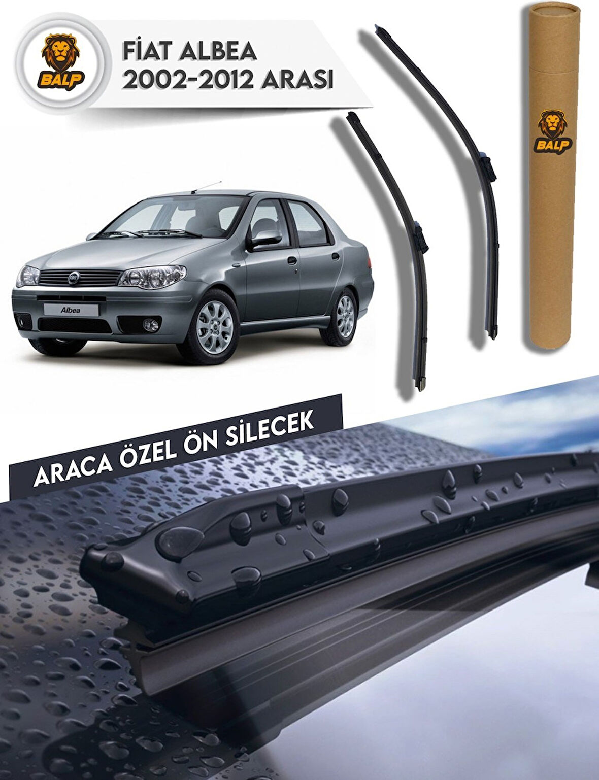 Fiat Albea Muz Silecek Takımı (2002-2012) 55x45 W