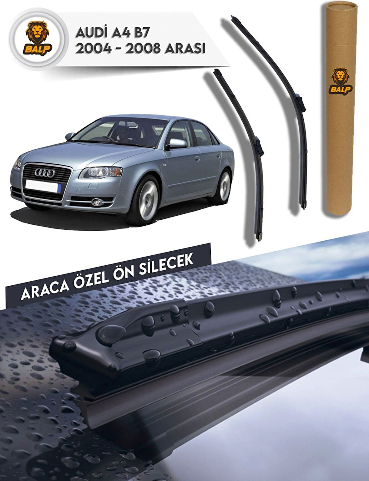 Audi A4 Muz Silecek Takımı (2004-2008 B7) 55x55A