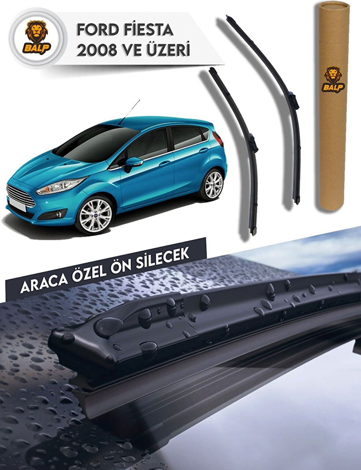 Ford Fiesta Silecek Takımı 2008 ve Üzeri 65x40 A