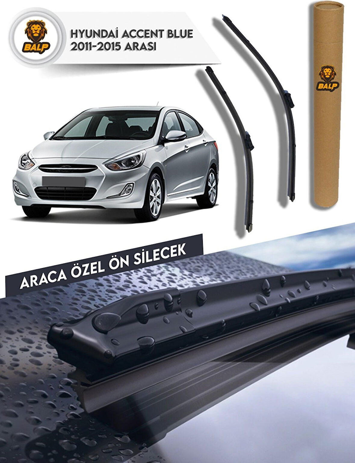 Hyundai Accent Blue Muz Silecek Takımı 2011-2015 Arası 65X40Ü