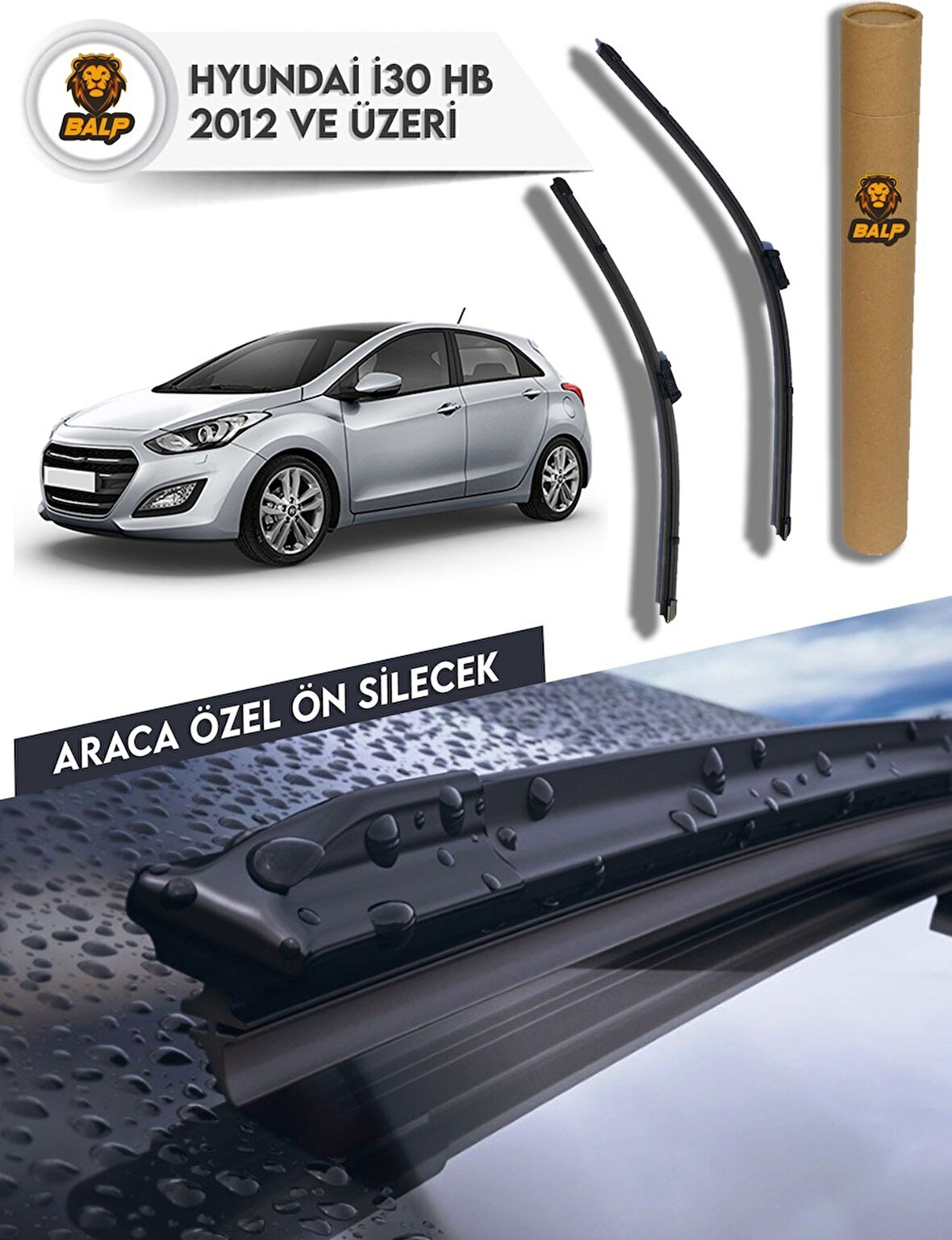 Hyundai İ30 Hb Muz Silecek Takımı 2012 ve Üzeri 65+35+Ü