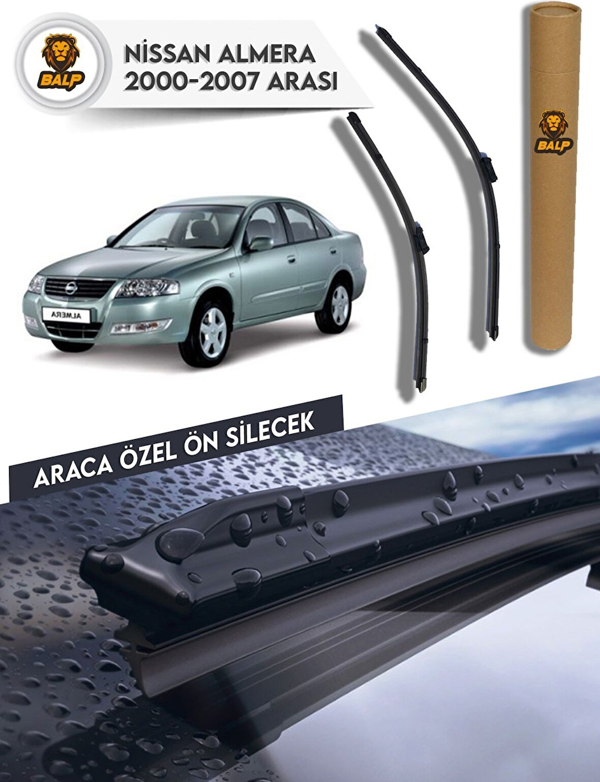 Nissan Almera Muz Silecek Takımı 2000-2007 Arası 55x40ü