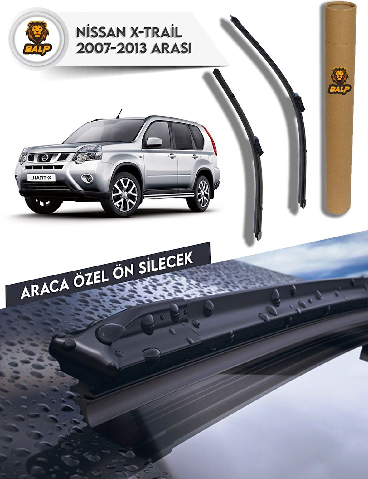 Nissan X-Trail Muz Silecek Takımı 2007-2013 Arası 60x40ü