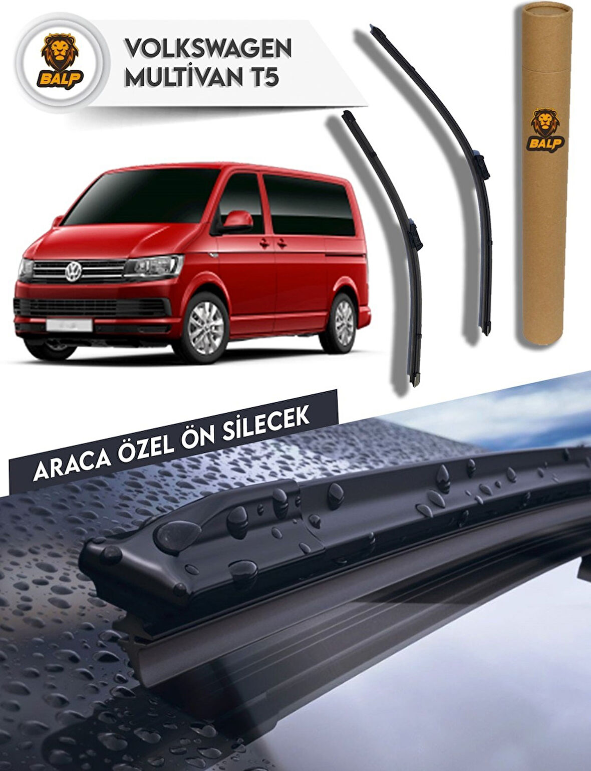 Volkswagen Multivan T5 Muz Silecek Takımı 60x60a