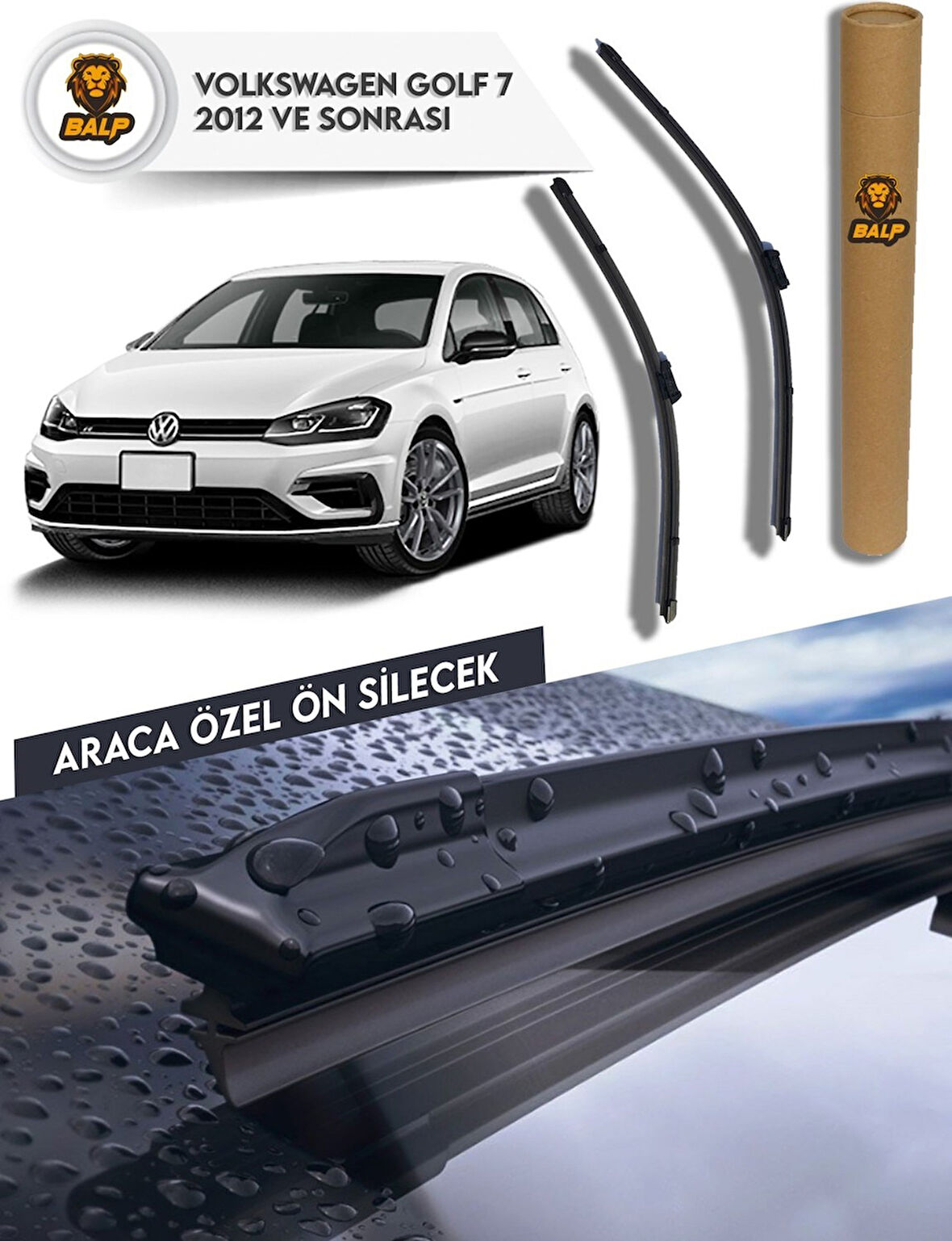 Volkswagen Golf 7 Muz Silecek Takımı 2012 ve Sonrası 65x46a